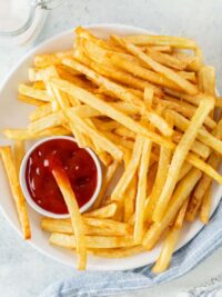 french fries deep fried to a crispy fresh