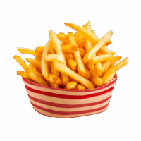 golden french fries crispy potato deep fried to get that crunchy on outside and potato soft inside