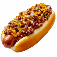 Premium 100% All Beef Coney Sauce & Shredded Cheese Dog