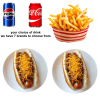 TWO 100% All Beef Coney Dog & Cheese Dinner!!!