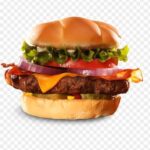 Single 1/2 Pound Burger No Cheese 5" Jumbo Bun