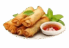 4 Spring Roll Dinner Pork Meat vegetables spices & herbs